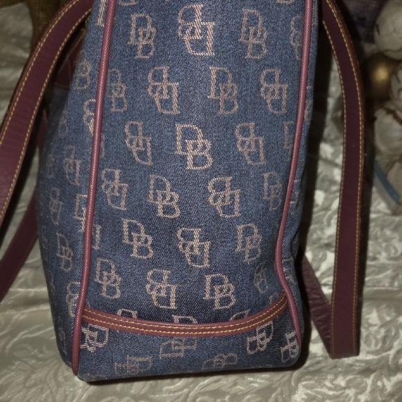 Dooney & Bourke Denim Monogram Tote - Picture 7 of 10